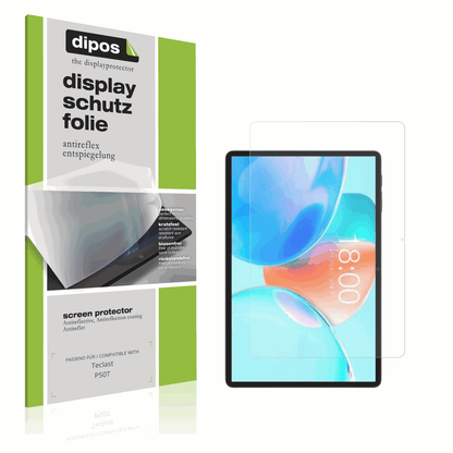 2x Schutzfolie matt für Teclast P50T Display-Schutzfolie