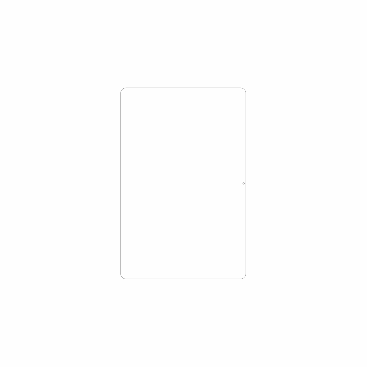 2x Schutzfolie matt für Teclast P50T Display-Schutzfolie