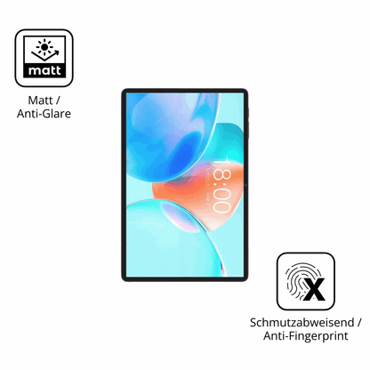 2x Schutzfolie matt für Teclast P50T Display-Schutzfolie