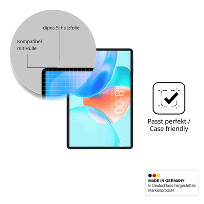 2x Schutzfolie matt für Teclast P50T Display-Schutzfolie
