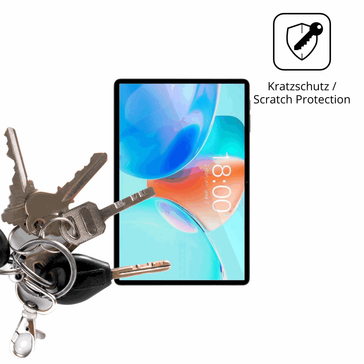 2x Schutzfolie klar für Teclast P50T Display-Schutzfolie