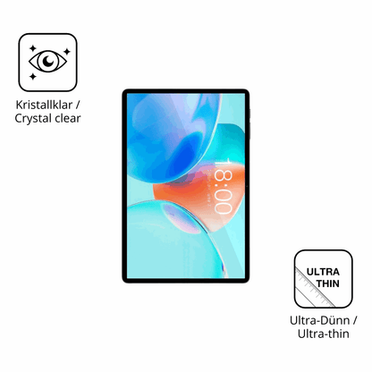 2x Schutzfolie klar für Teclast P50T Display-Schutzfolie