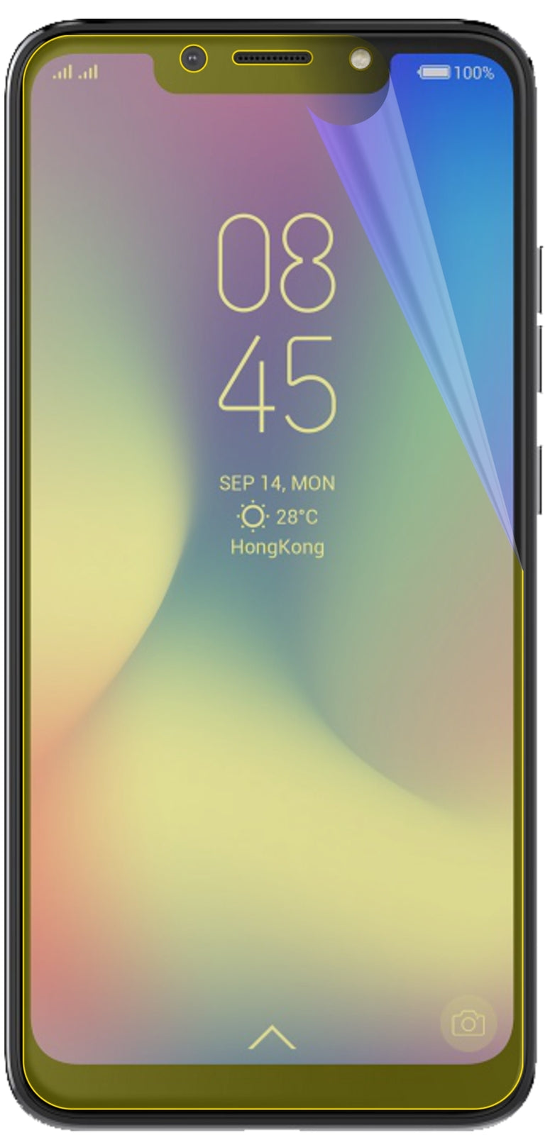 dipos Displayschutz für Tecno Camon 11 Pro, transparente Oberfläche, geringe Dicke und perfekte Passform