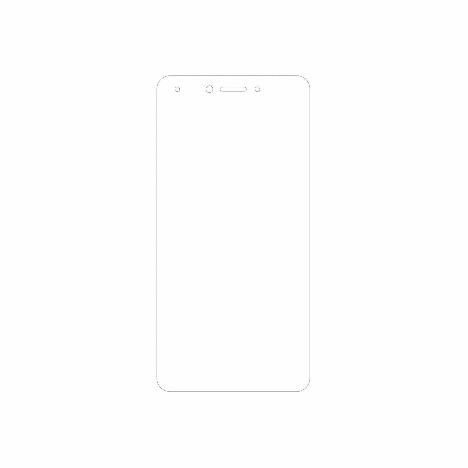 dipos Displayschutz für Tecno Pouvoir 1, mattierte Oberfläche, geringe Dicke und perfekte Passform