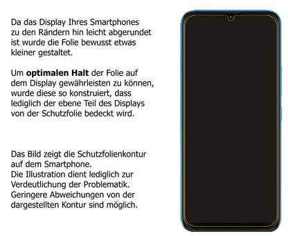 6x Schutzfolie matt für Tecno Pop 5X Display-Schutzfolie