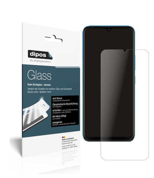 Matte Displayschutzfolie von dipos passend für Tecno Pop 5X, 9H kratzfest und blasenfrei montiert