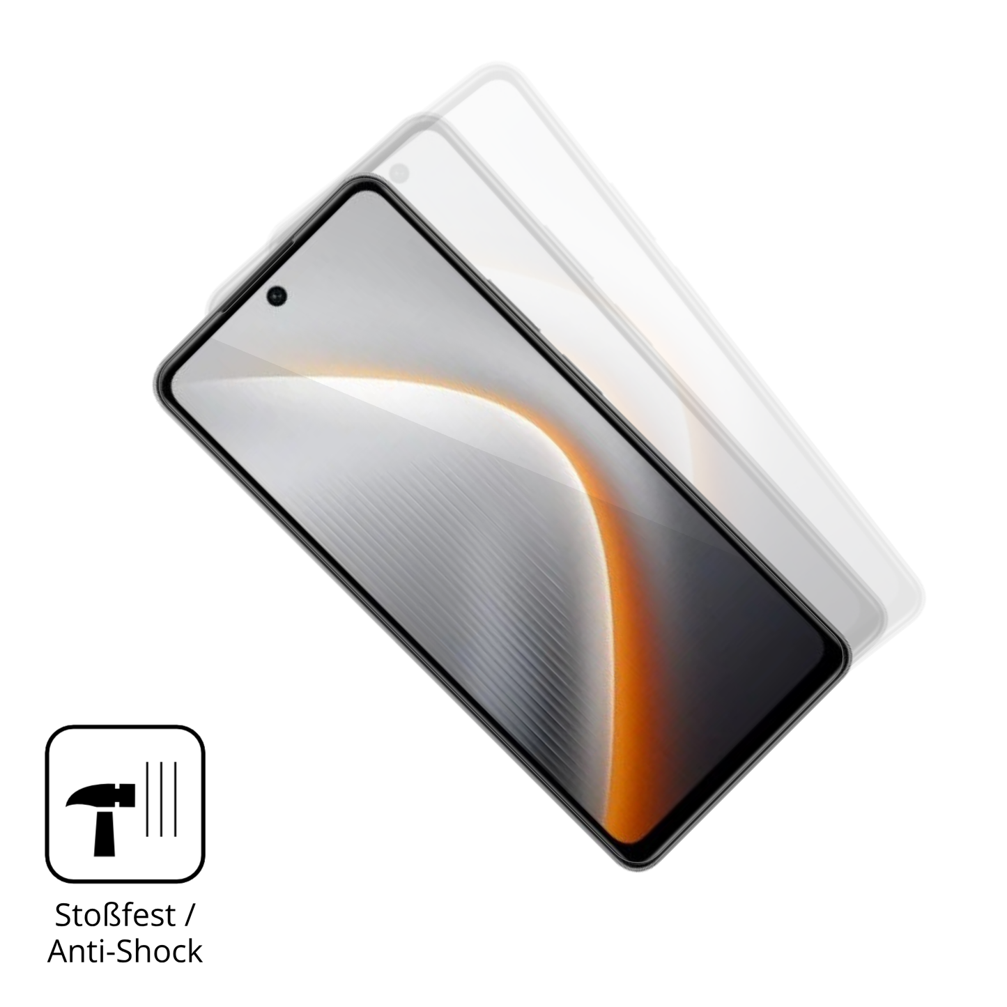 Schutz gegen Kratzer auf dem tecnopova 7 Glas durch Schlüssel oder Ähnliches