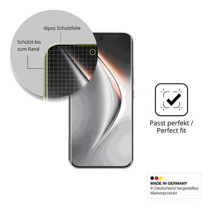 Besonders flexibler Displayschutz mit Anti-Shock-Schicht im Materialmix
