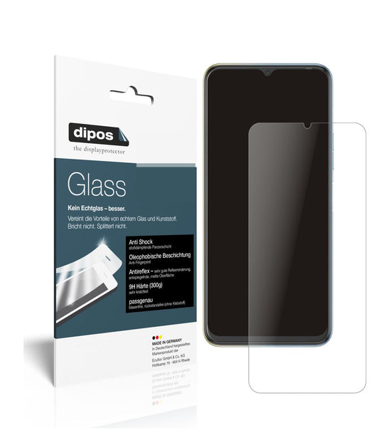 Matte Displayschutzfolie von dipos passend für Tecno Spark 8P, 9H kratzfest und blasenfrei montiert