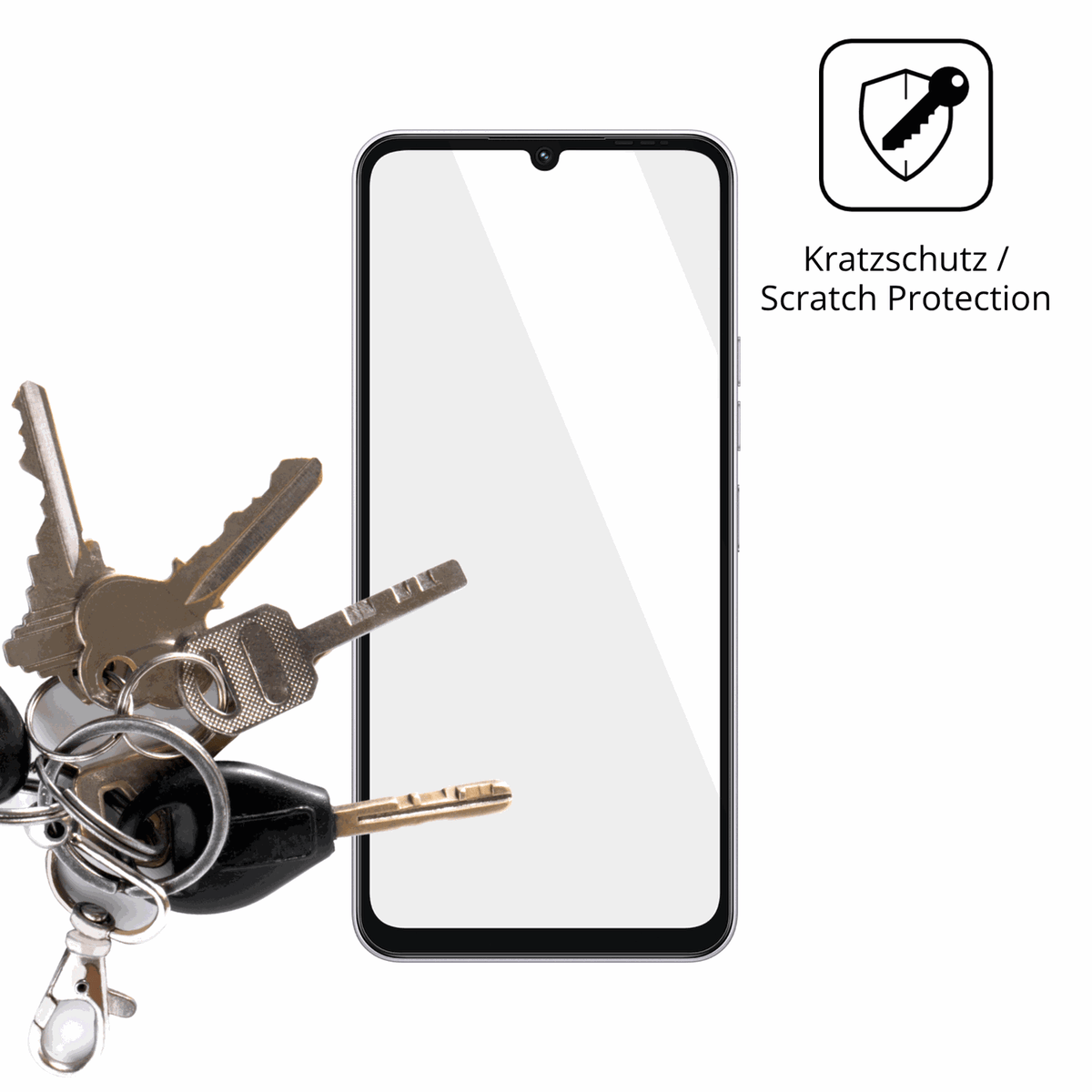 4x Schutzfolie klar für Tecno Spark Go 3 Display-Schutzfolie
