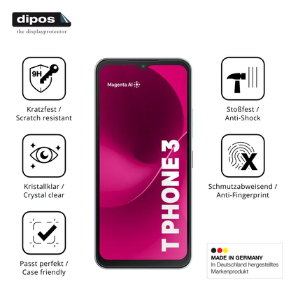 Displayschutz hergestellt in Deutschland, höchste Qualität made in Germany