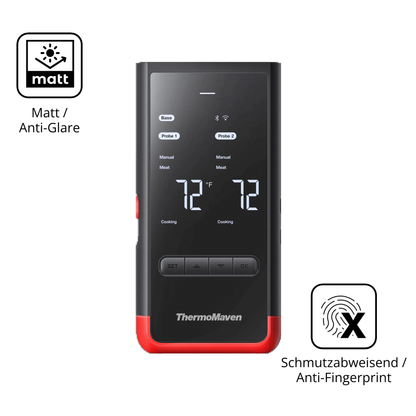 Dünne und entspiegelnde Folie passend zugeschnitten für ThermoMaven P2