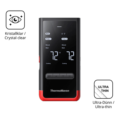 Dünne und klare Folie passend zugeschnitten für ThermoMaven P2