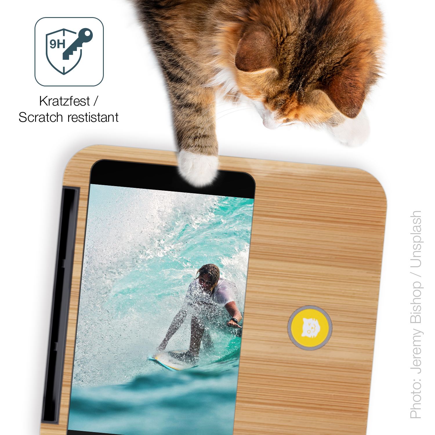 dipos Displayschutz für Tigerbox Touch / Touch Plus, mattierte Oberfläche, robuste Festigkeit und perfekte Passform