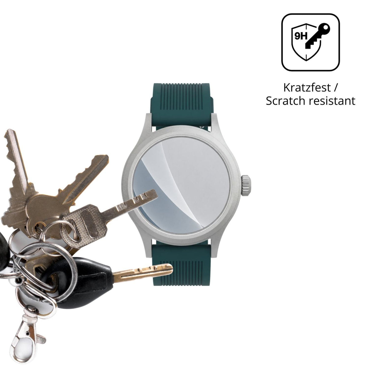 dipos Displayschutz für Timex Peanuts x Expedition Scout, mattierte Oberfläche, robuste Festigkeit und perfekte Passform