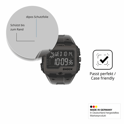 Schutzglasfolie mit optimaler Passform, zur Verwendung mit Hüllen geeignet