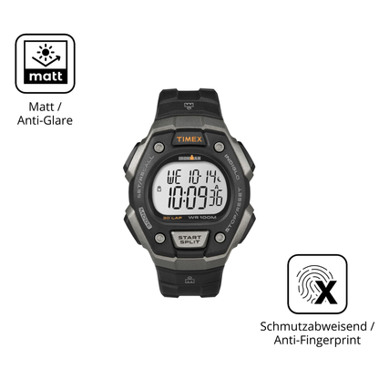 9H Hartbeschichtete, flexible Folie passend zugeschnitten für Timex Ironman