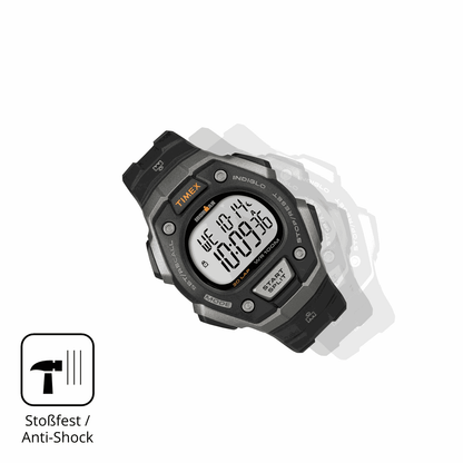Schutz gegen Kratzer auf dem Timex Ironman Glas durch Schlüssel, Stöße gegen die Tischkante oder Stürze