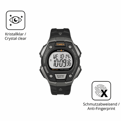 Flexible TPU-Folie passend zugeschnitten für Timex Ironman, vollständige Abdeckung
