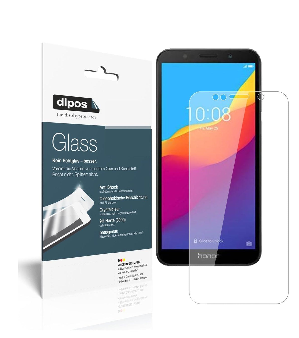 1x 9H Schutzfolie für Honor 7S 51092MPY Panzerfolie