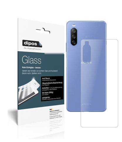 1x 9H Schutzfolie matt für Sony Xperia 10 III Rückseite Panzerfolie