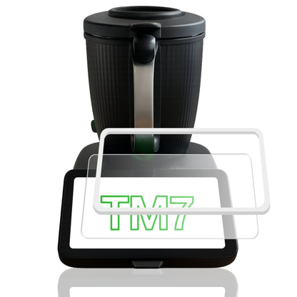 Hybridglas Displayschutzfolie passend für Thermomix TM7 inkl. Montage-Rahmen