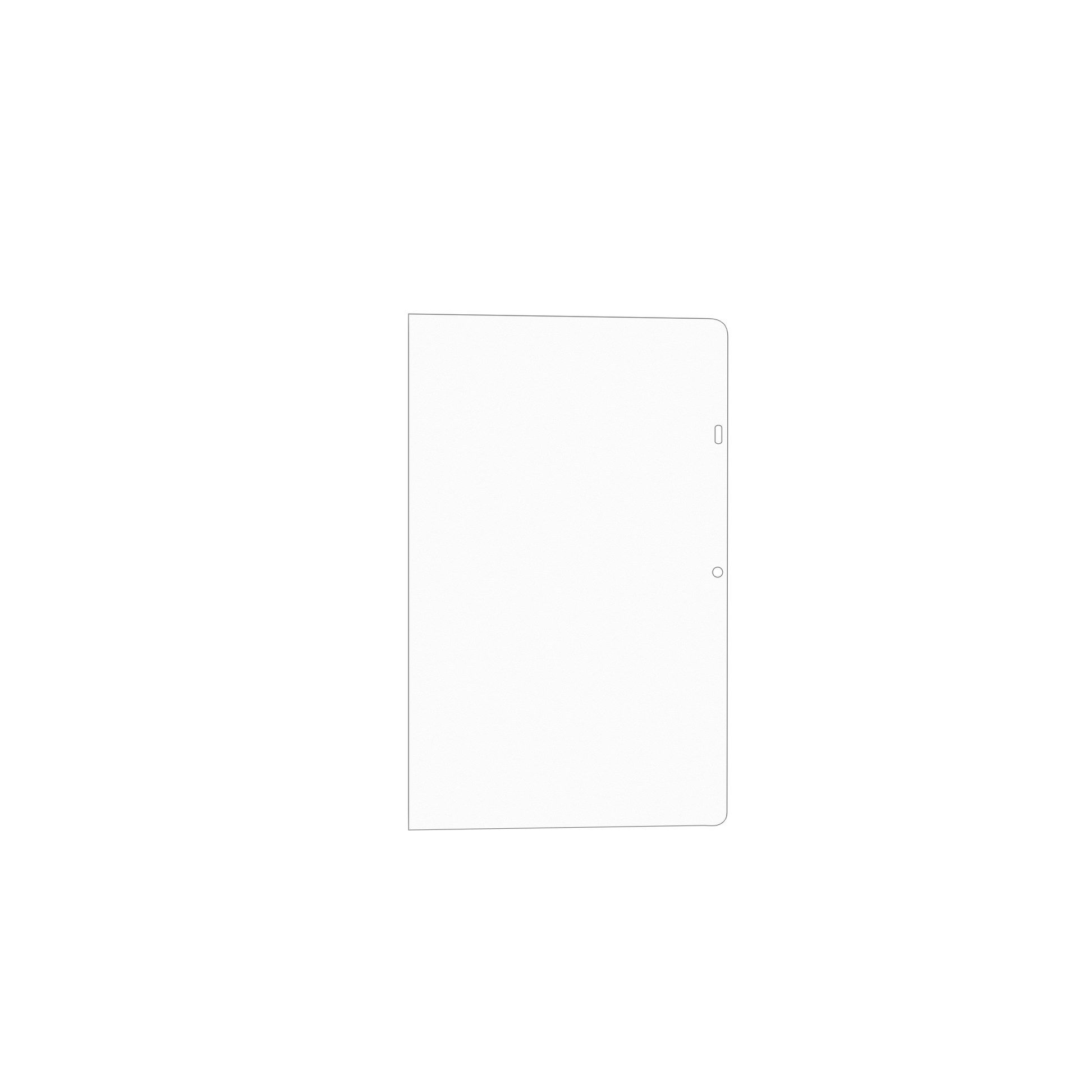 dipos Displayschutz für Tobii Dynavox TD I-16, mattierte Oberfläche, geringe Dicke und perfekte Passform