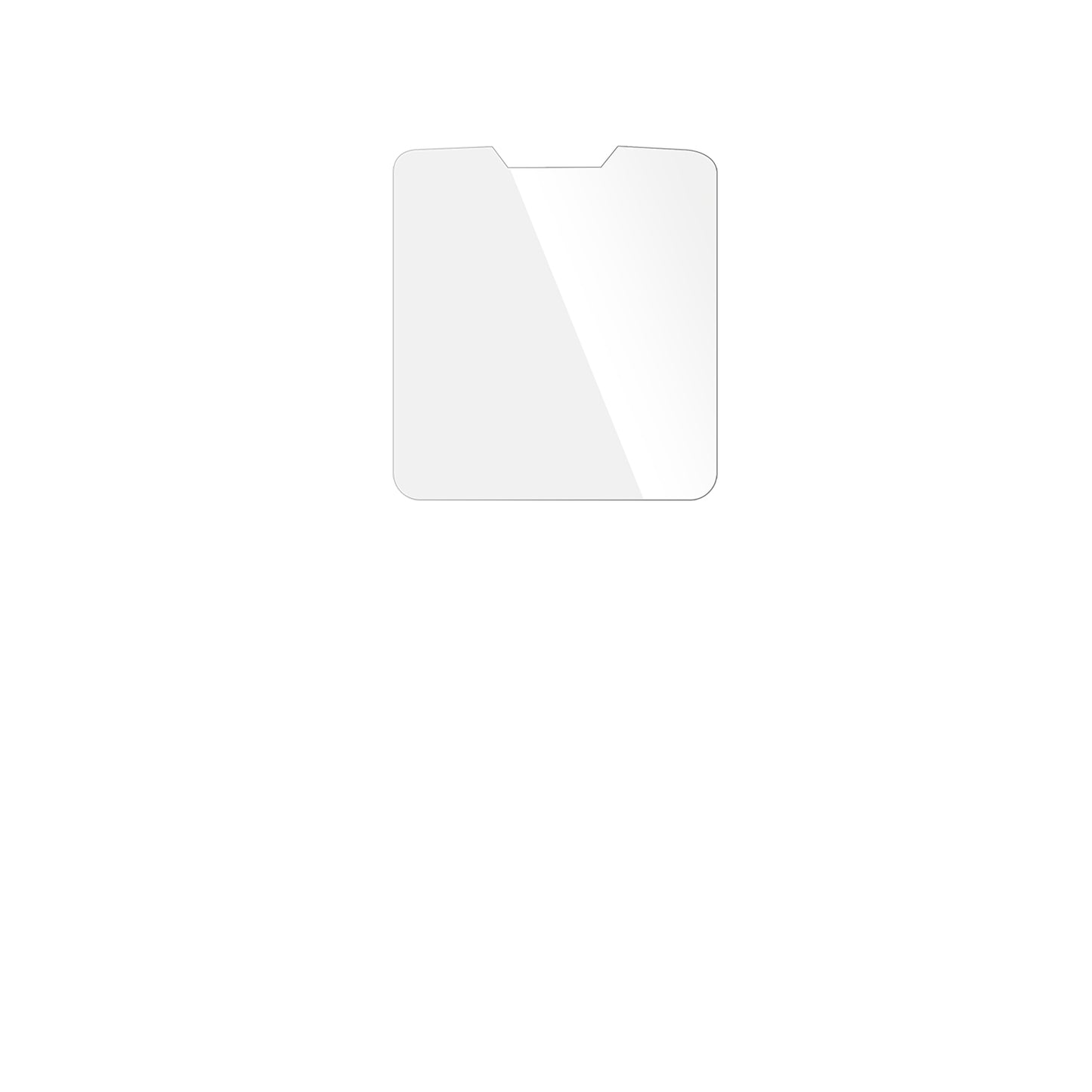 dipos Displayschutz für Tokvia T102, transparente Oberfläche, geringe Dicke und perfekte Passform