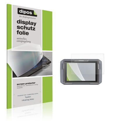 2x Schutzfolie matt für Topdon UltraDiag Moto Display-Schutzfolie
