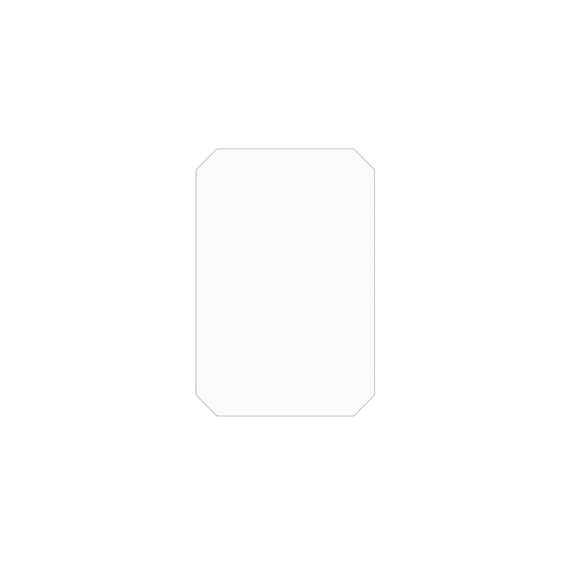 dipos Displayschutz für Topicon MDT864, mattierte Oberfläche, geringe Dicke und perfekte Passform
