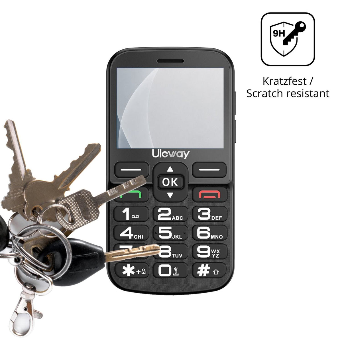dipos Displayschutz für Tosaju T2401, mattierte Oberfläche, robuste Festigkeit und perfekte Passform