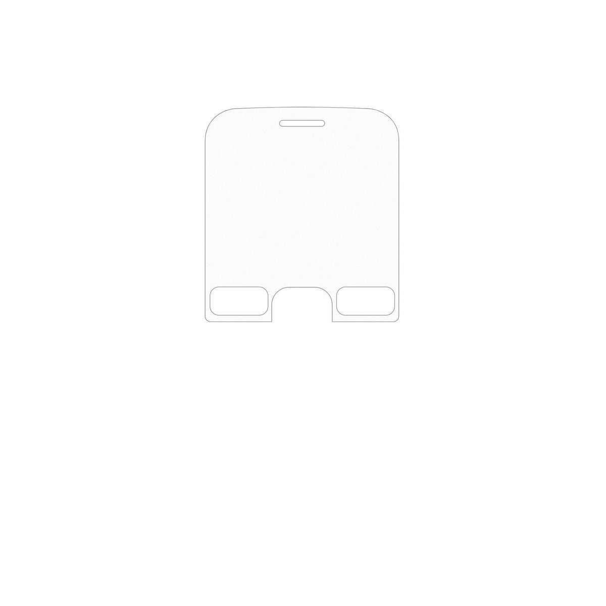 dipos Displayschutz für Tosaju T2401, mattierte Oberfläche, geringe Dicke und perfekte Passform