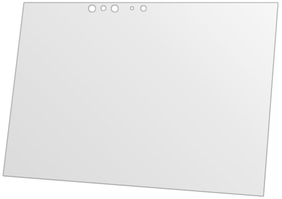 dipos Displayschutz für Toshiba Portégé X20W, mattierte Oberfläche, geringe Dicke und perfekte Passform