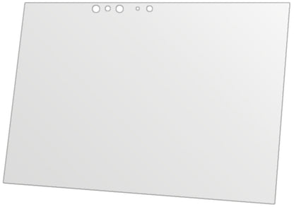 dipos Displayschutz für Toshiba Portégé X20W, mattierte Oberfläche, geringe Dicke und perfekte Passform
