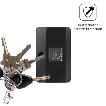 Schutz gegen Kratzer auf dem TP-Link M7350 Glas durch Schlüssel oder Ähnliches