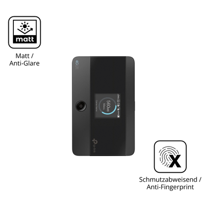 Dünne und entspiegelnde Folie passend zugeschnitten für TP-Link M7350