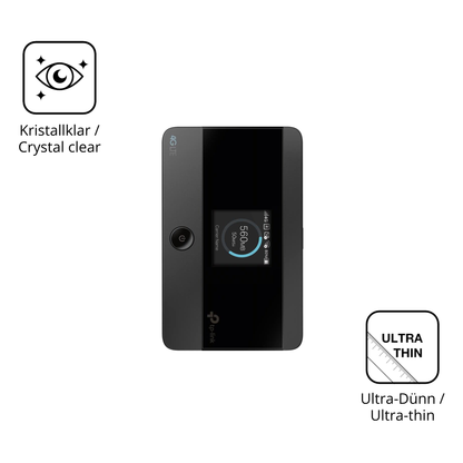 Dünne und klare Folie passend zugeschnitten für TP-Link M7350