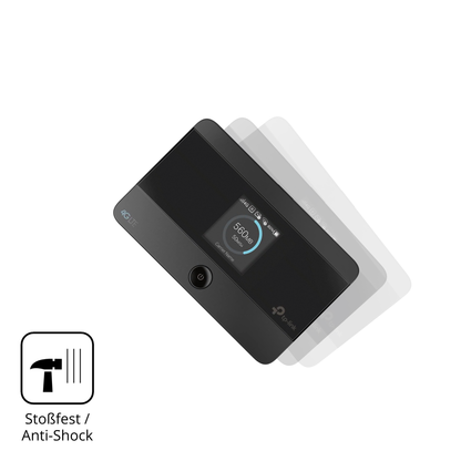 Schutz gegen Kratzer auf dem TP-Link M7350 Glas durch Schlüssel, Stöße gegen die Tischkante oder Stürze