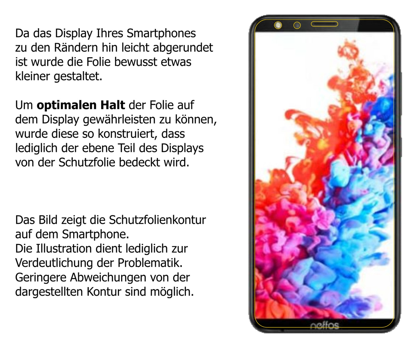 1x Schutzfolie matt für TP-Link Neffos C7 Lite Display-Schutzfolie