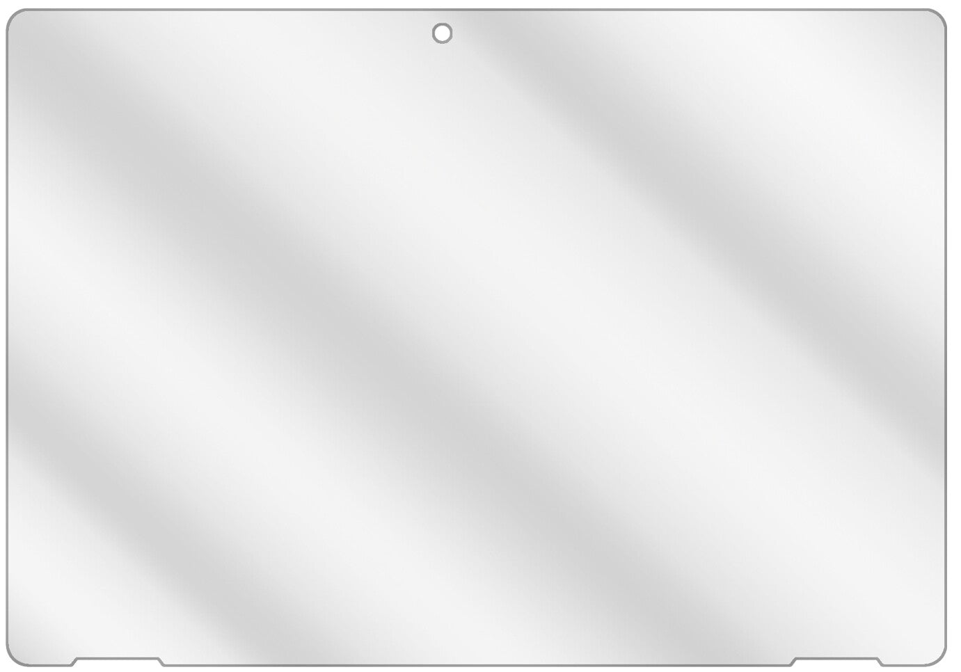 dipos Displayschutz für TrekStor Surftab B10, transparente Oberfläche, geringe Dicke und perfekte Passform