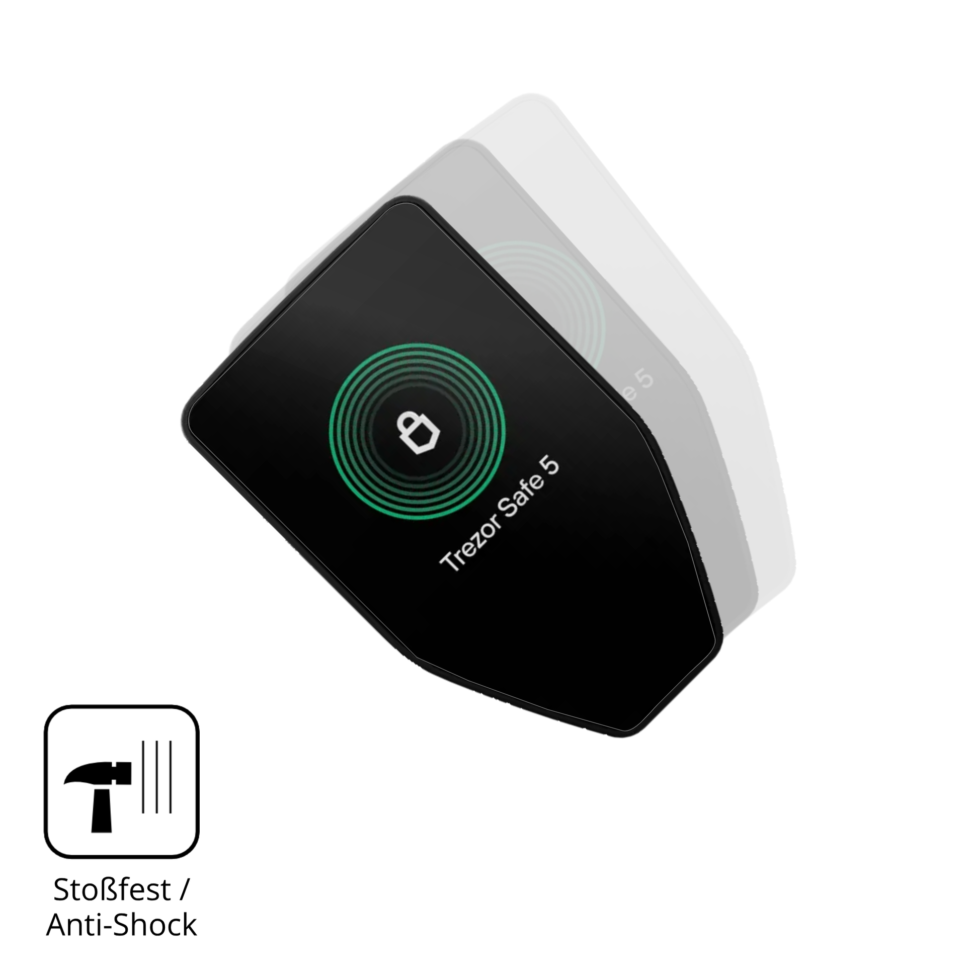 Schutz gegen Kratzer auf dem Trezor Safe 5 Glas durch Schlüssel oder Ähnliches