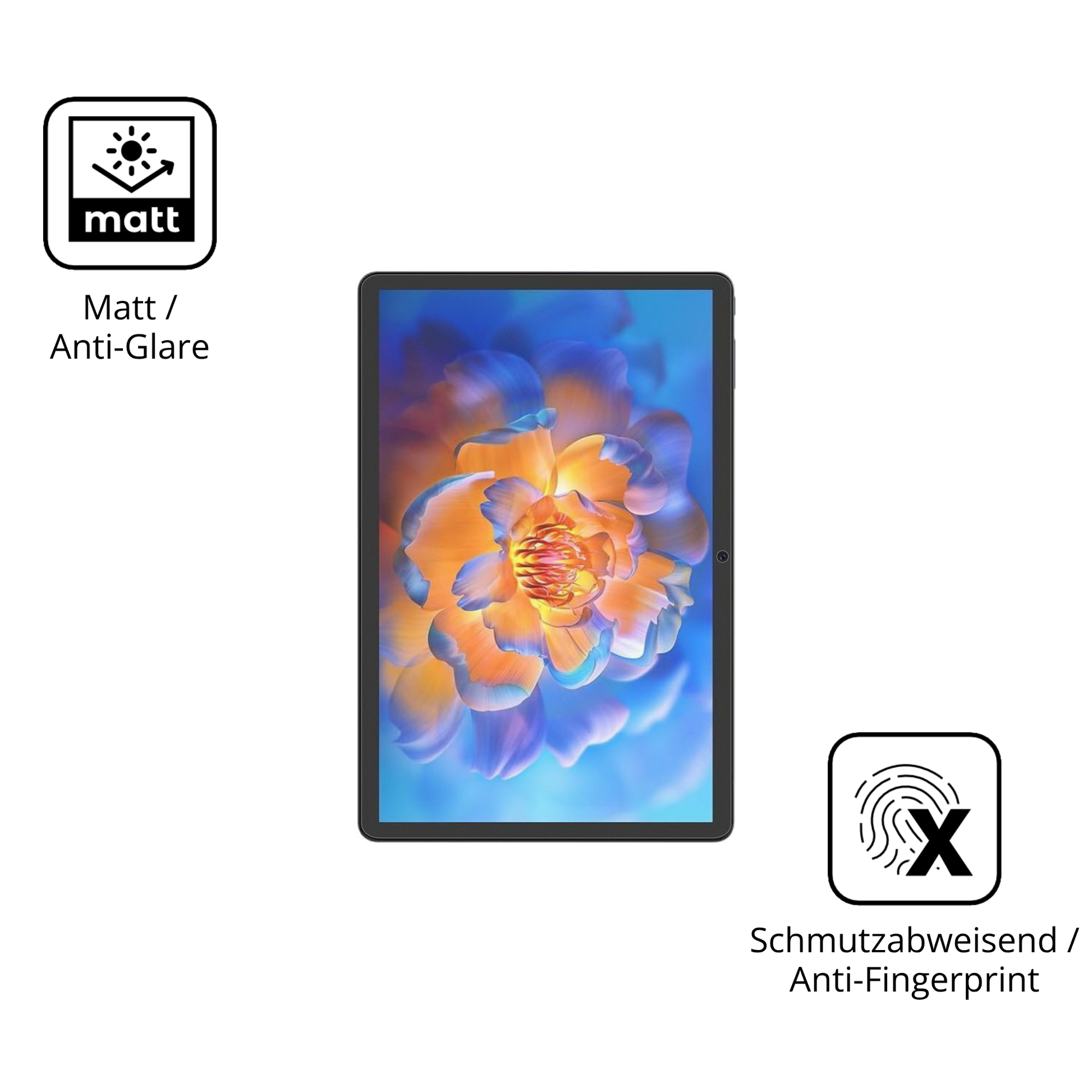 9H Hartbeschichtete, flexible Folie passend zugeschnitten für Tuohaitime 11 Zoll