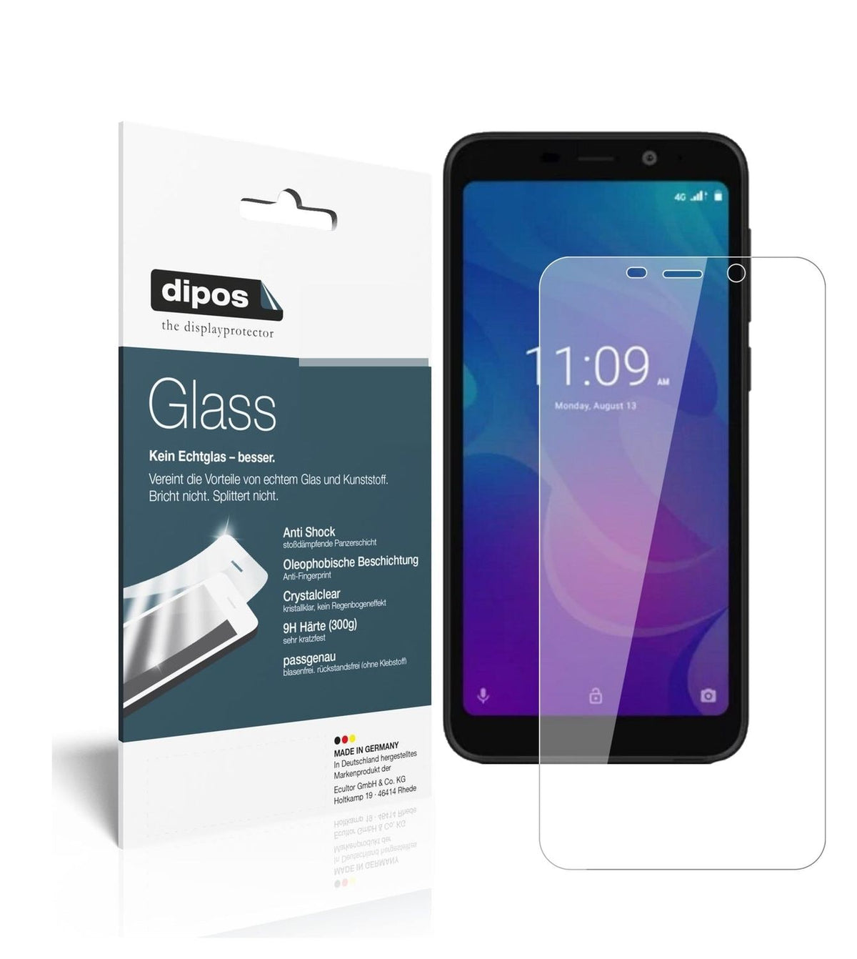1x 9H Schutzfolie für Meizu C9 Pro Panzerfolie