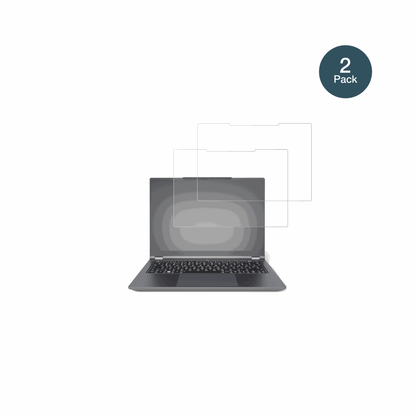 tuxedoinfinitybook pro 14 gen 10 mit aufgebrachter dipos Panzerfolie, die lästige Fingerabdrücke minimiert