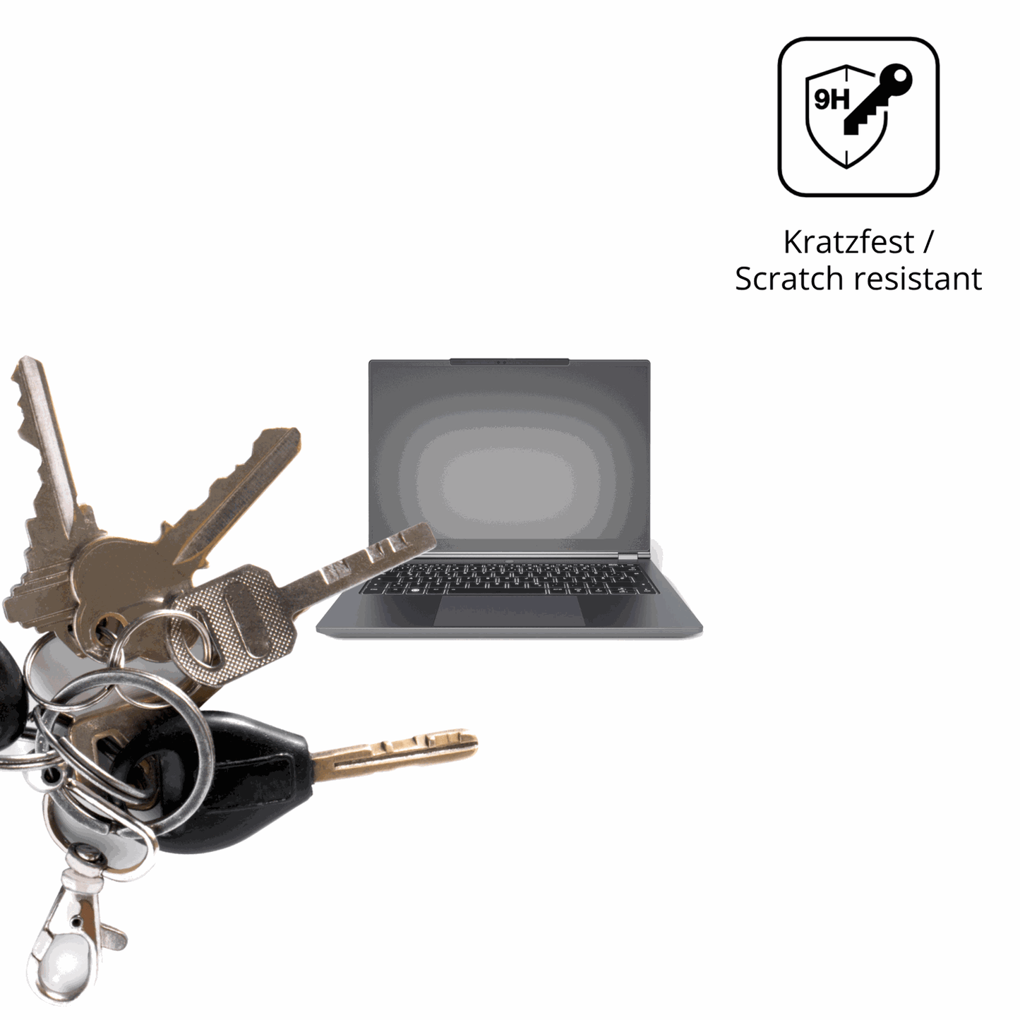 dipos Displayschutz für tuxedoinfinitybook pro 14 gen 10, mattierte Oberfläche, robuste Festigkeit und perfekte Passform