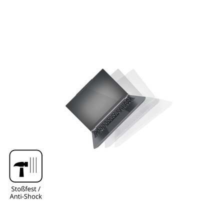 Schutz gegen Kratzer auf dem tuxedoinfinitybook pro 14 gen 10 Glas durch Schlüssel, Stöße gegen die Tischkante oder Stürze