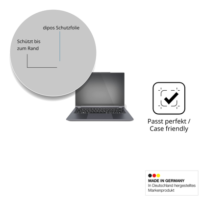Besonders flexibler Displayschutz mit Anti-Shock-Schicht im Materialmix