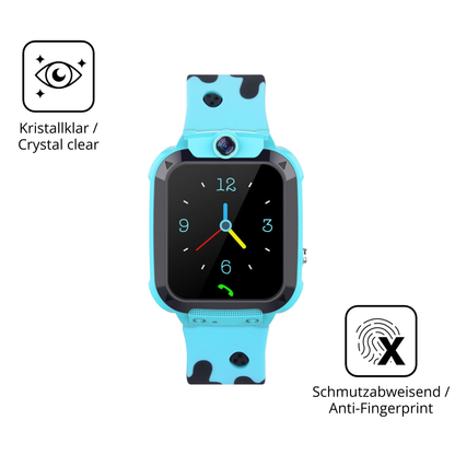 Flexible TPU-Folie passend zugeschnitten für Tzzulsx Kinder Smartwatch, vollständige Abdeckung
