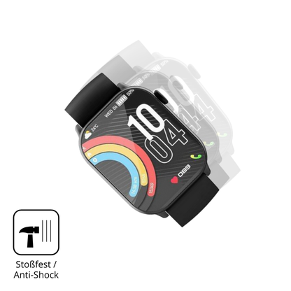 Schutz gegen Kratzer auf dem Uaue Y88 1.96 Zoll Glas durch Schlüssel, Stöße gegen die Tischkante oder Stürze