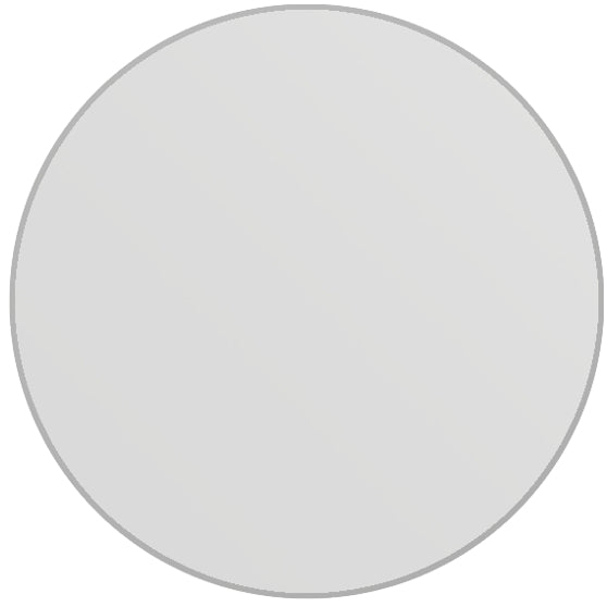 dipos Displayschutz für Uhr 50.5 mm Durchmesser, mattierte Oberfläche, geringe Dicke und perfekte Passform